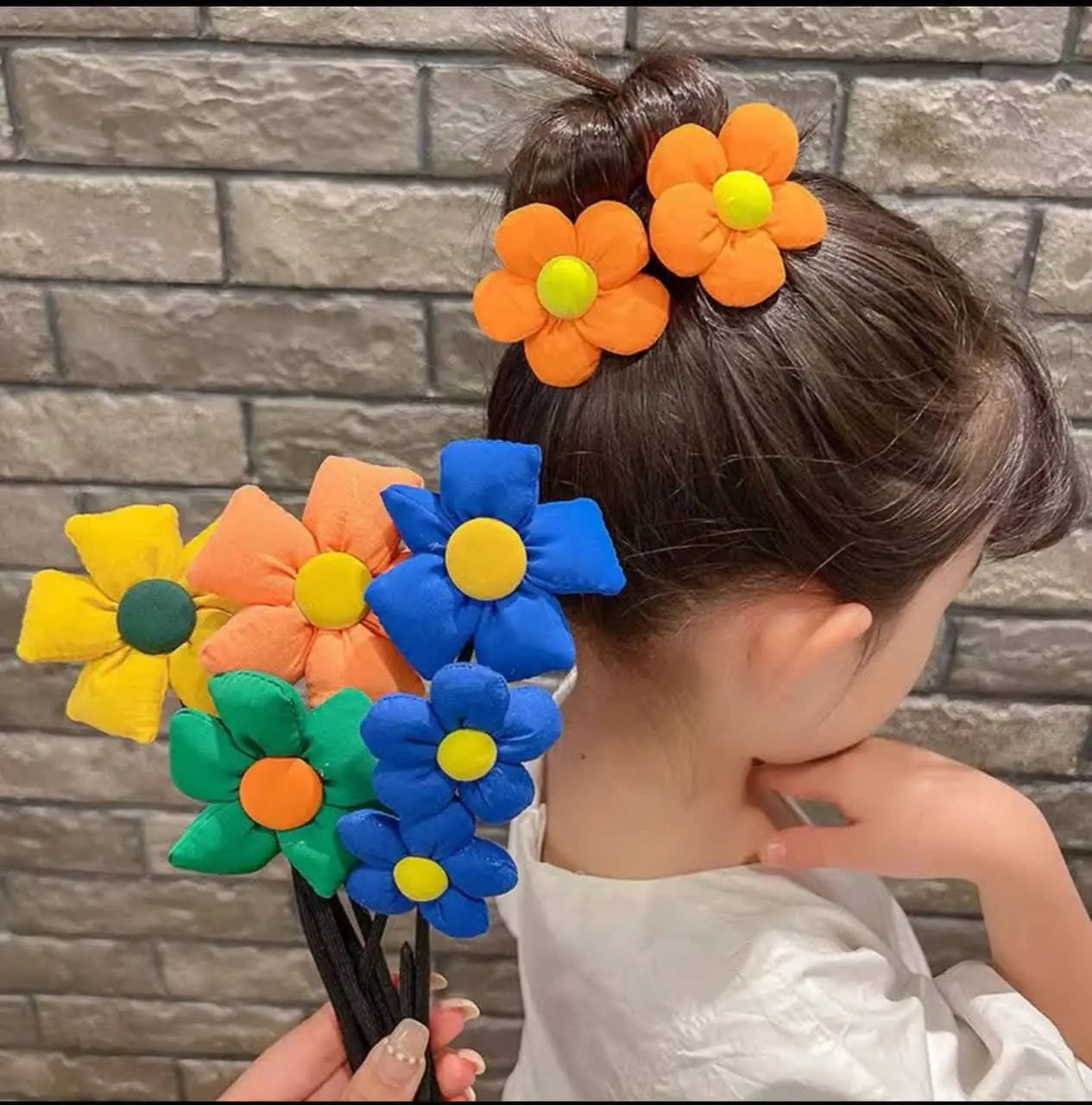 باندفر گل پارچه‌ای
