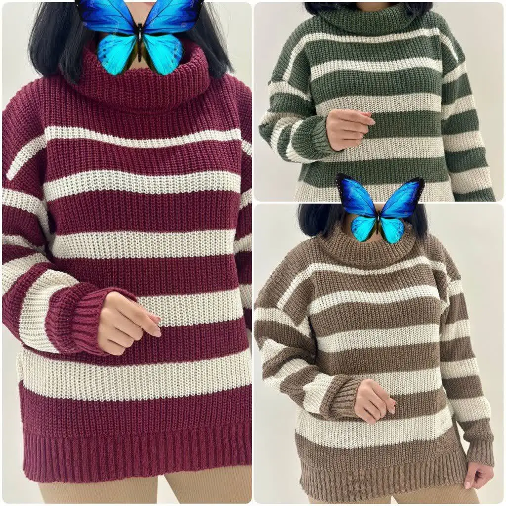 یقه شل راه راه