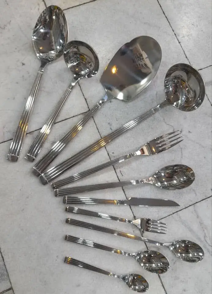 ✝سرویس قاشق چنگال ۲۴ نفره یونیک 
