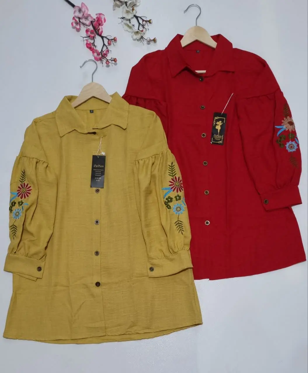 🔹 #مانتو زنانه یقه دار
