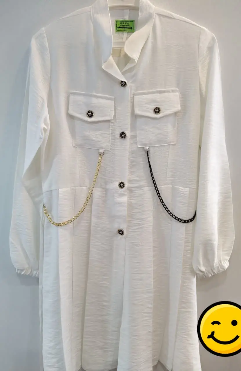 🌺مانتو جدید جلو دکمه دار برای دخترای ناز🌺
