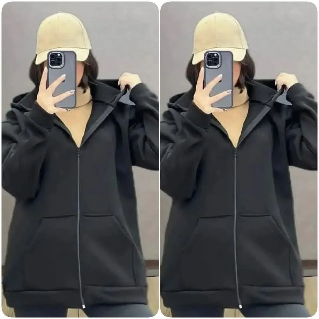 ❤️نام: سوییشرت جلو زیپ ساده
