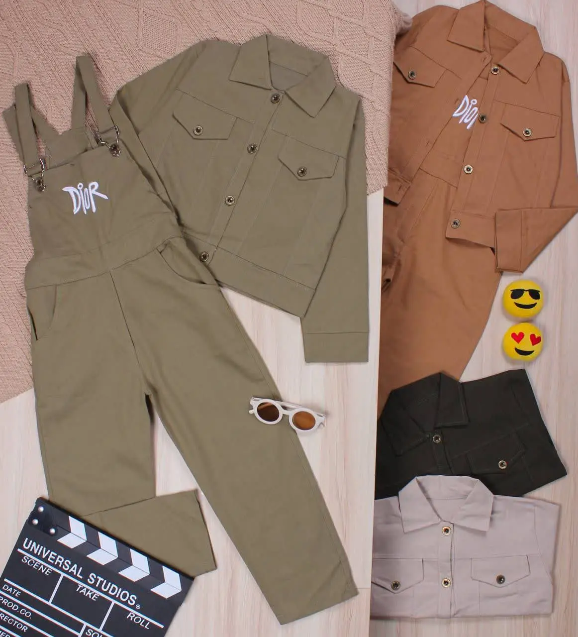 👫کت و بیلر کتان گلدوزی DIOR👫
