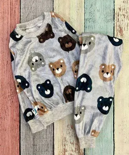 ✴️نام: ست بچگونه مخملی خرسی
