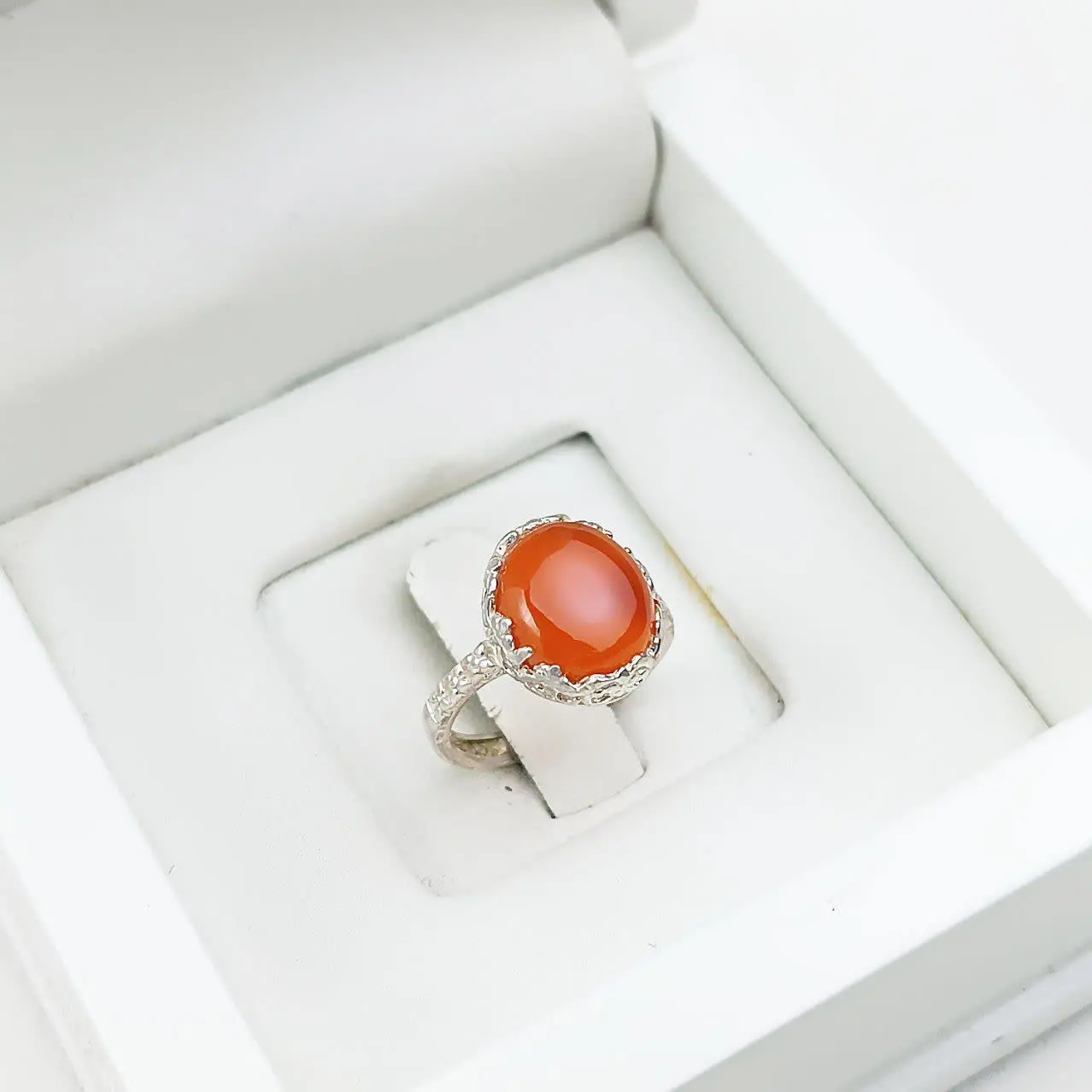 انگشتر نقره زنانه مدل ۳ گل