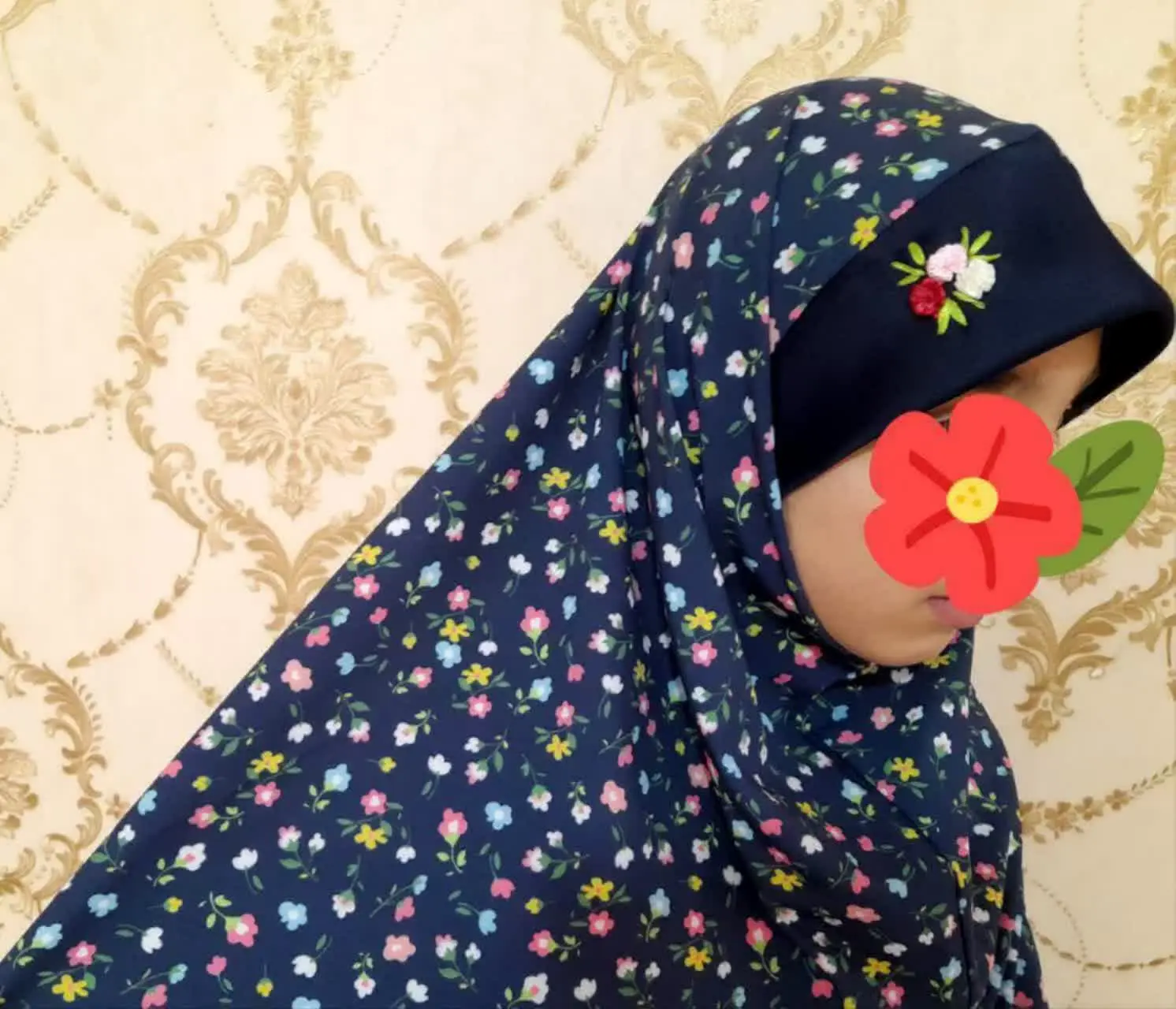 💙✨️ مقنعه دخترانه با طرحی جذاب
