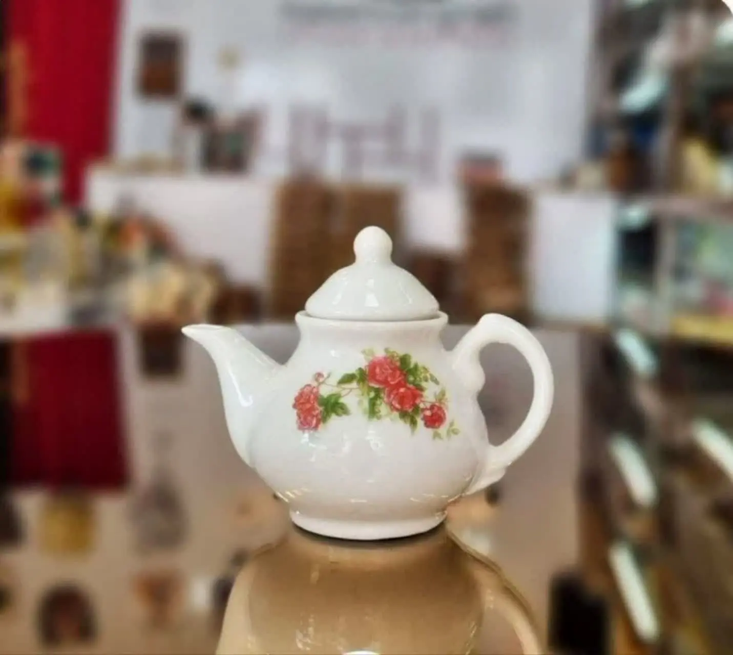 قوری زعفرون گل سرخی😍