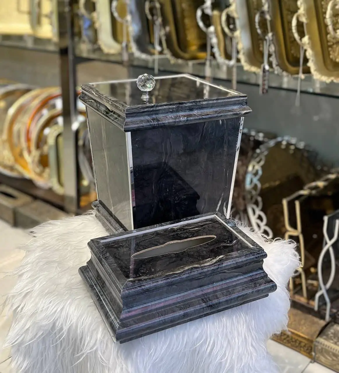 سطل و دستمال‌های pvc
