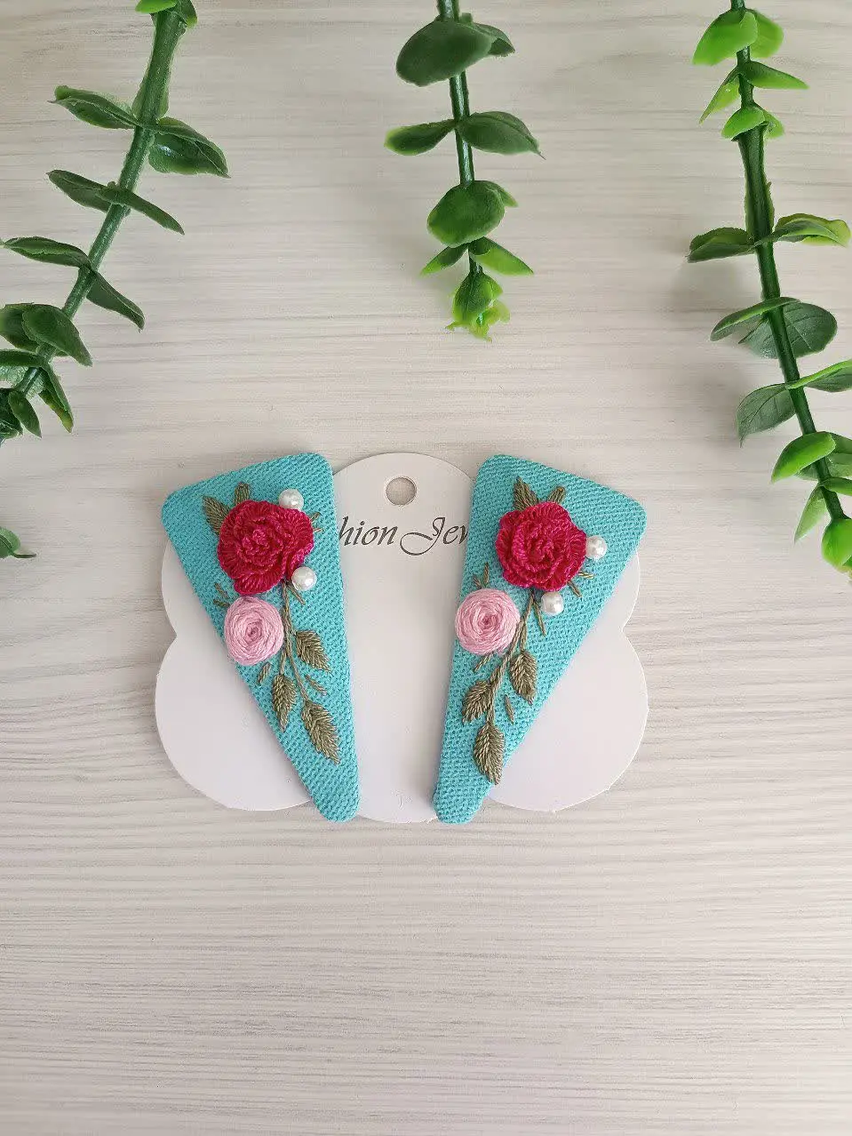 🌸گیره مو مثلثی 🌸
