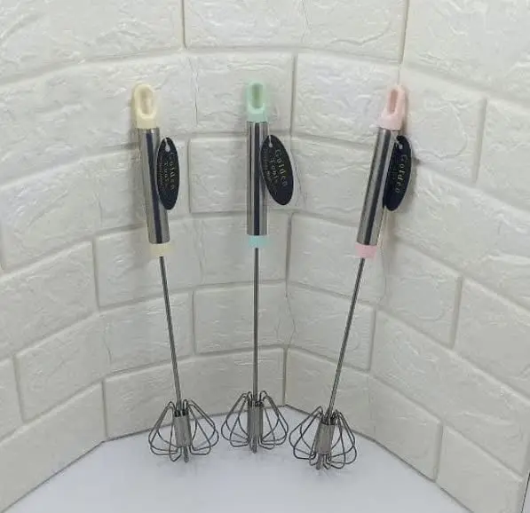 #همزن چرخشی دستی استیل🍓
