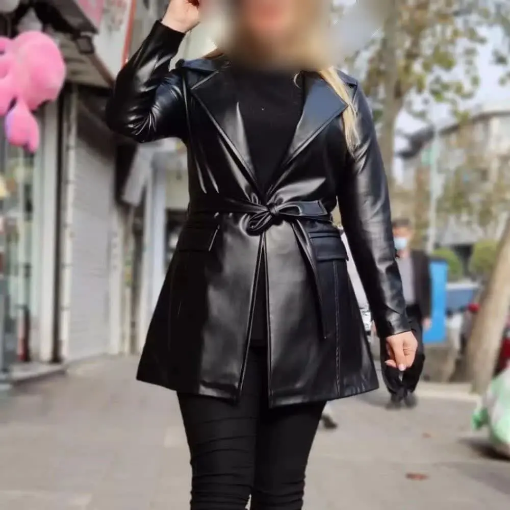 👚نام: کت چرم یقه انگلیسی
