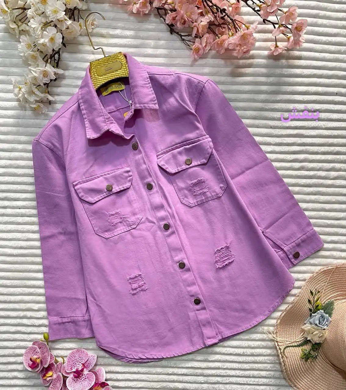 شومیز مانتویی کتان ۲۹
