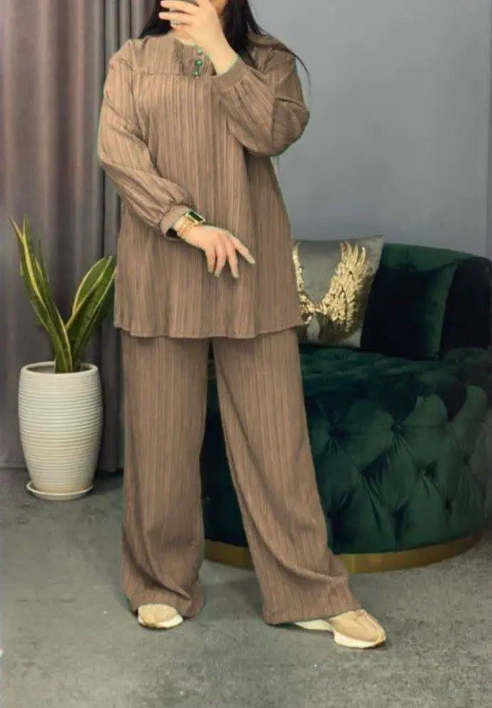 🖋نام: ست شومیز و شلوار کراش
