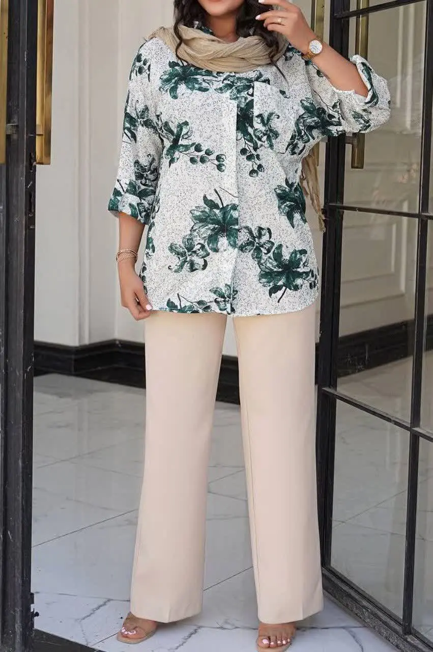 👚نام: شومیز مانتویی لیان
