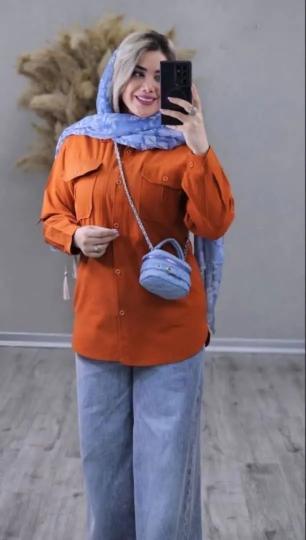 نام: شومیز مانتویی دوجیب
