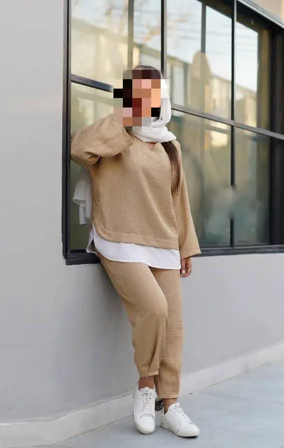 ❤️نام: تونیک و شلوار مدل آرنوشا
