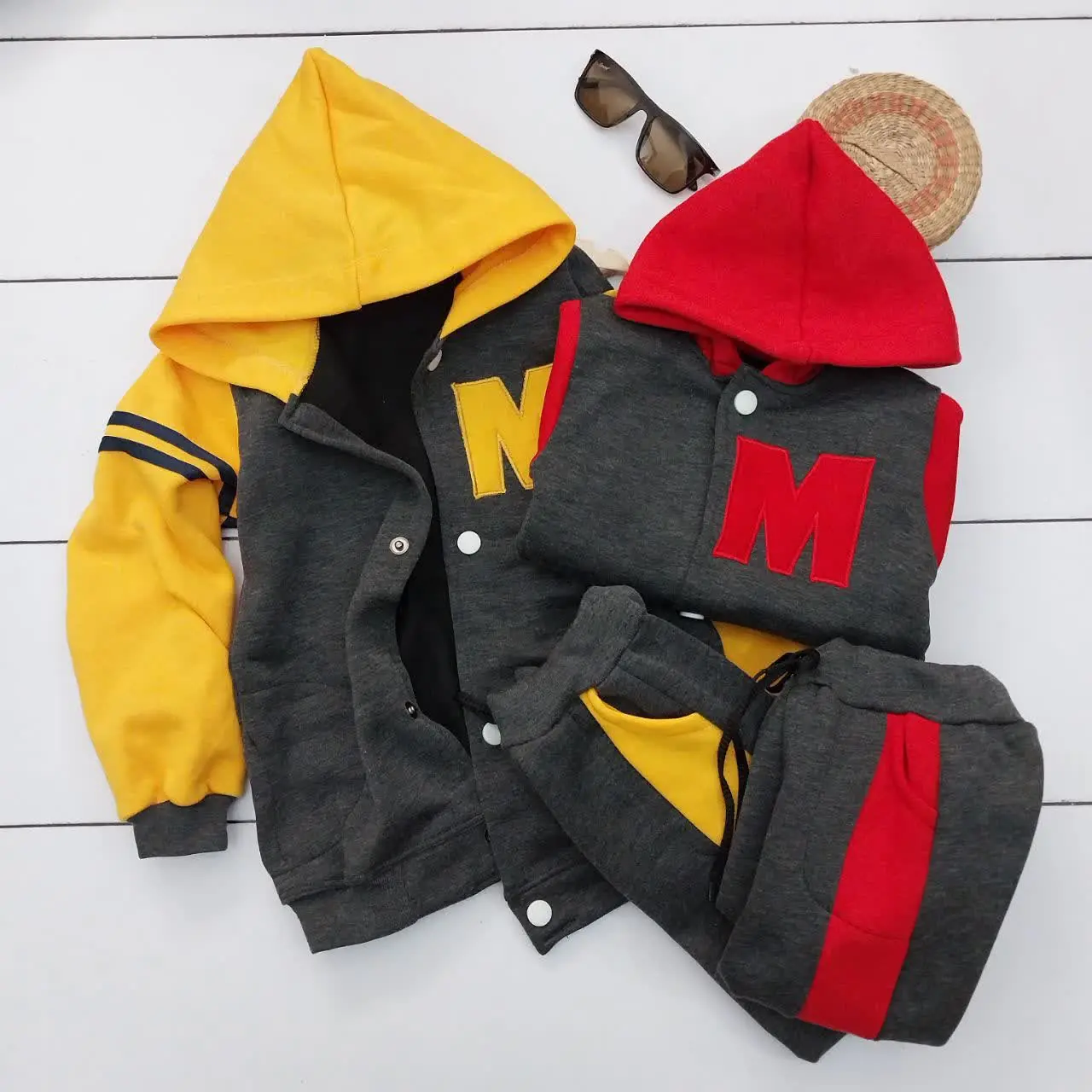 ست سوییشرت شلوار اسپرت کلاه...