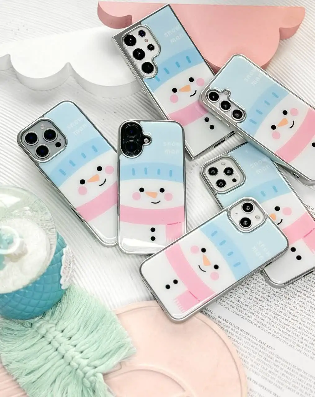 قاب رزین آدم برفی فوق العاده زیبا ☃️☃️☃️☃️
