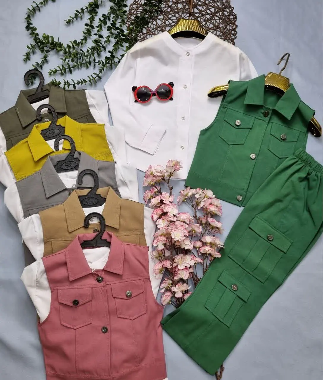 🌹۳تیکه (ژیله، شومیز، شلوارک...