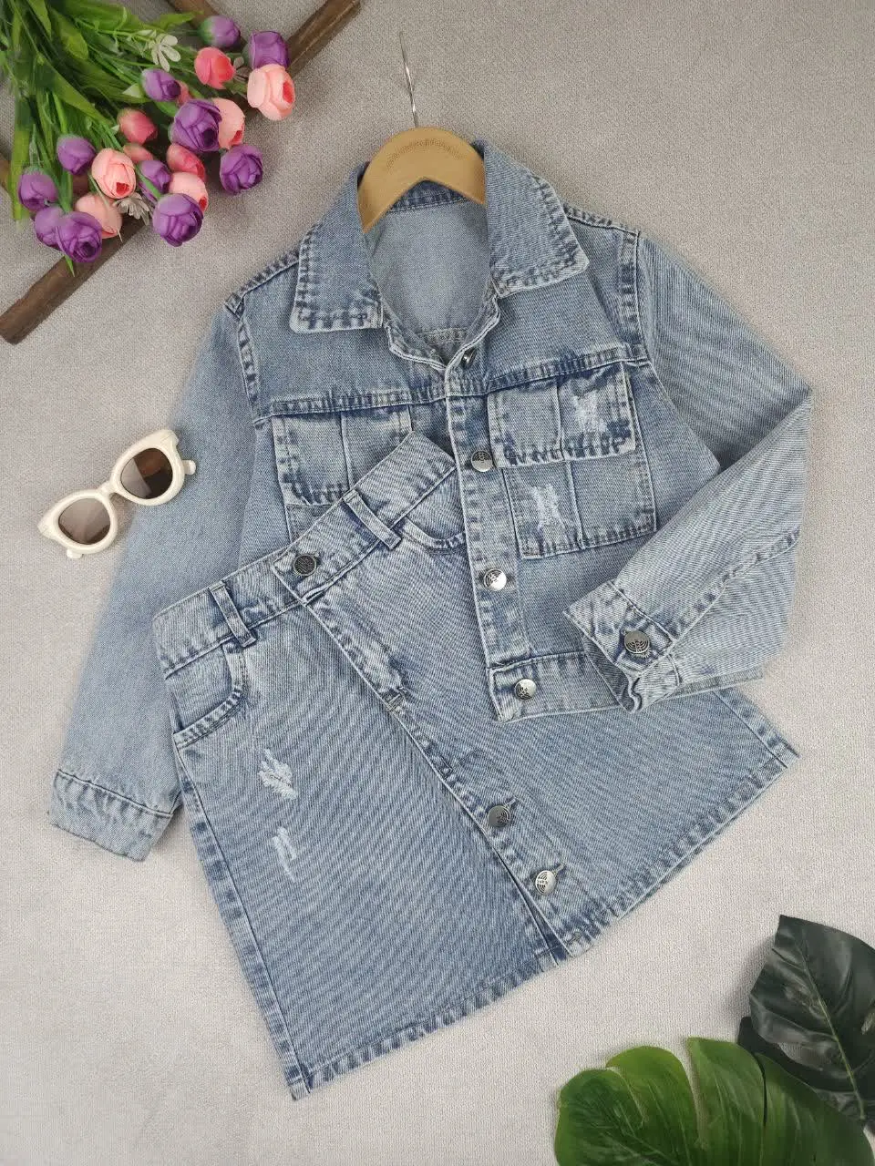 کت دامن جین مدیا
