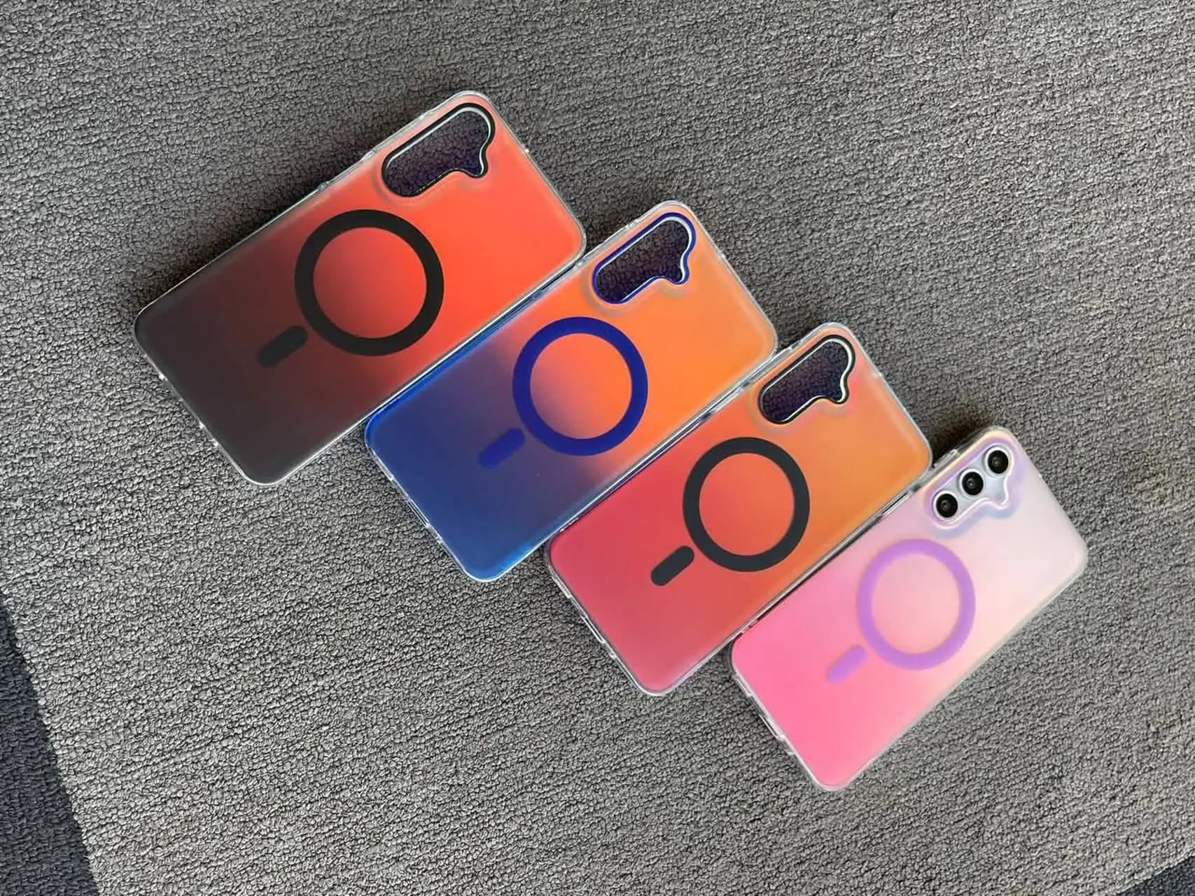 📱مدل قاب: قاب هولوگرام مات طرح مگسیف مخصوص انواع #سامسونگ #شیائومی 
