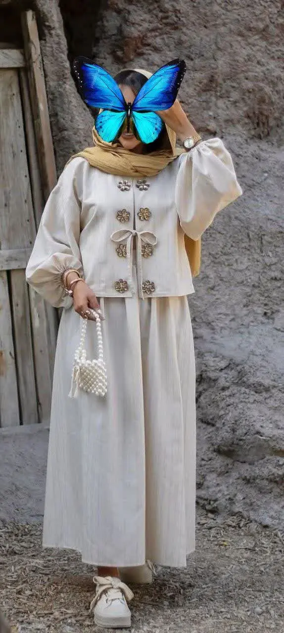  نام: شومیز دامن جلو نگین
