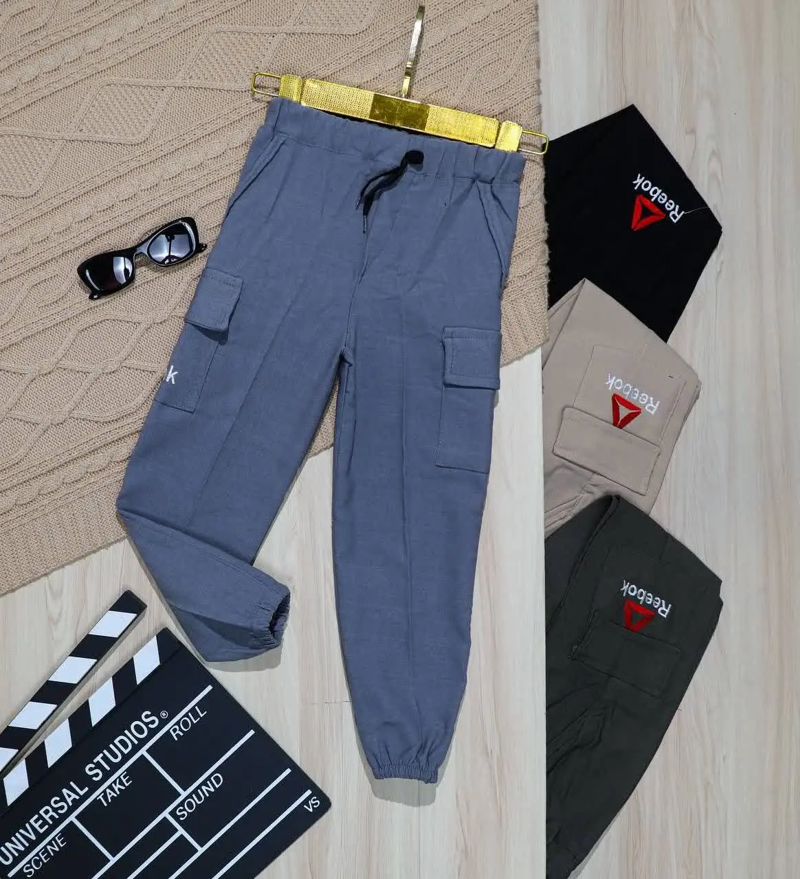 👫شلوار کتان بنگال ۶جیب REEBOK👫
