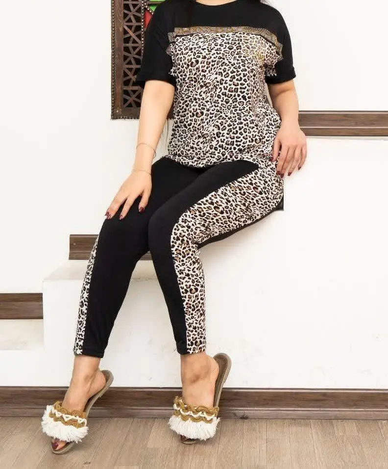 👚نام: ست پلنگی جیبدار نگین دار
