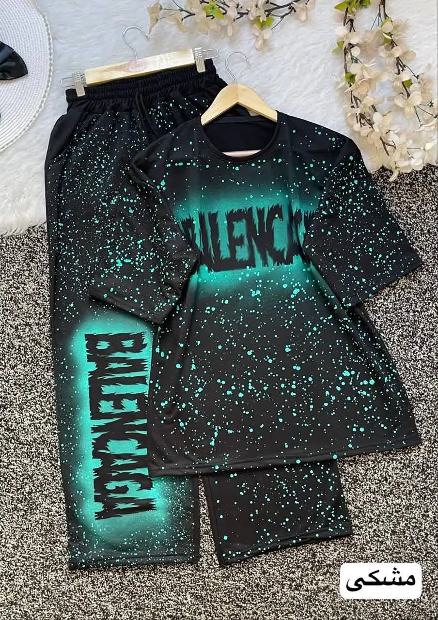 ست ابرنگی balencaga