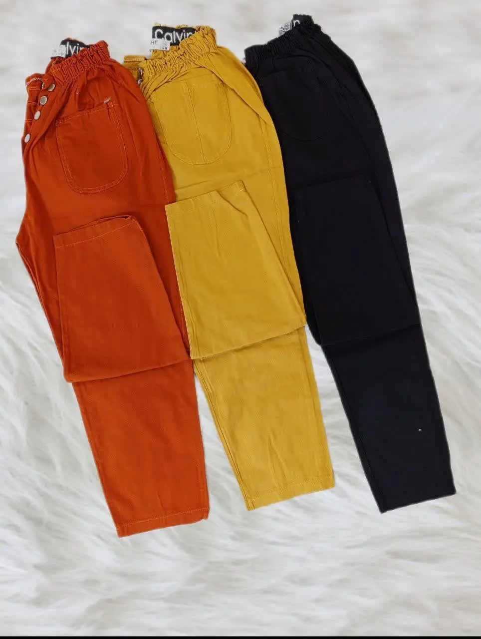 🛍️نام: شلوار مام استایل کتان
