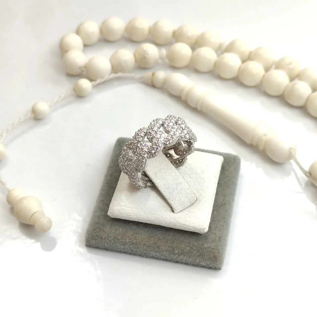 انگشتر حلقه نقره زنانه مدل...