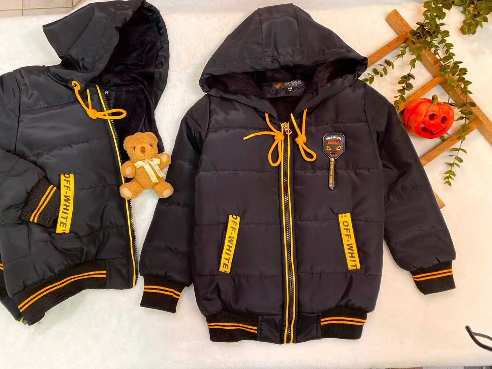 #پسرانه #کاپشن کلاه دار (ردیف ٢٤٩٩) 
