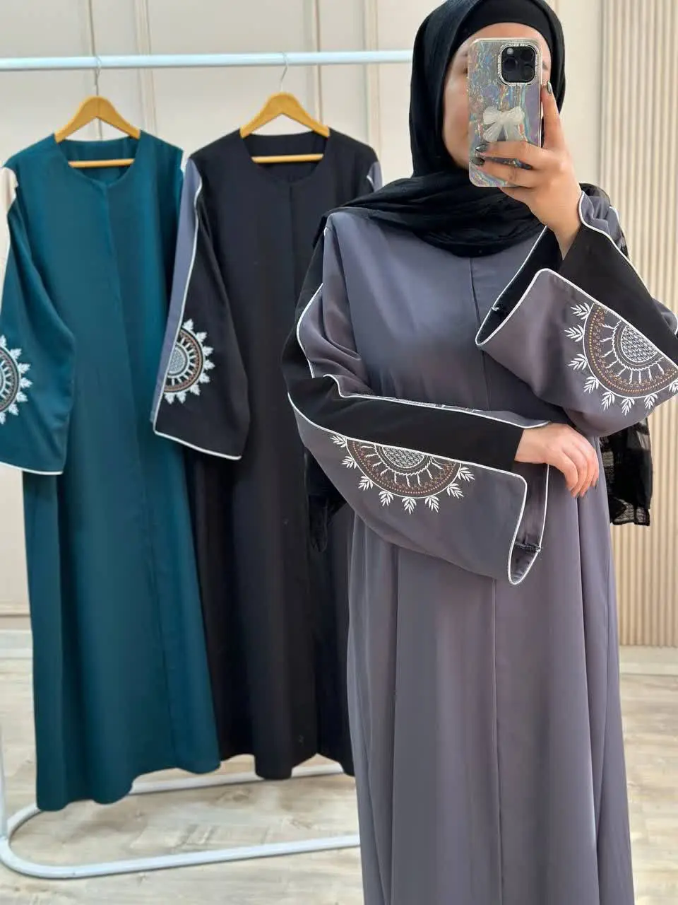 مانتو عبایی خورشید