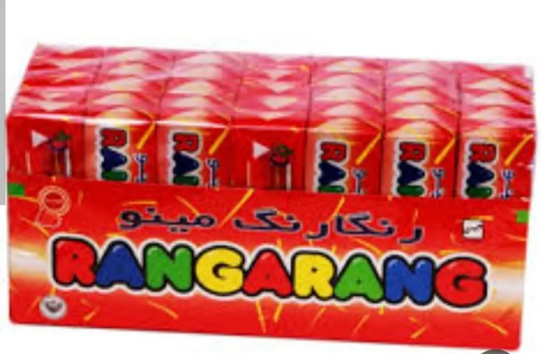 ویفر رنگارنگ بسته ۳۵ عددی 
