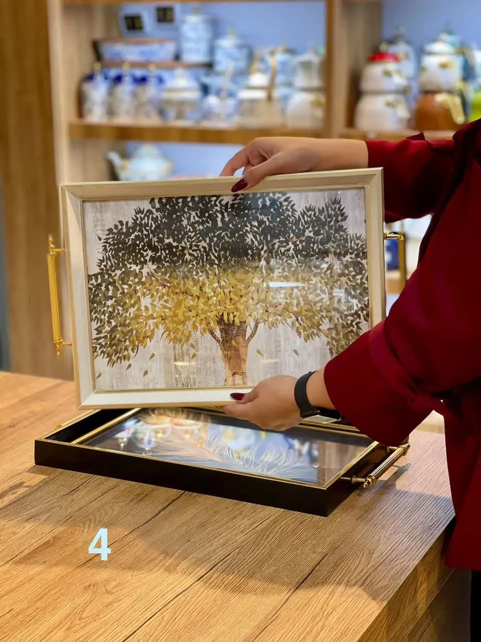 سینی پذیرایی اپوکسی