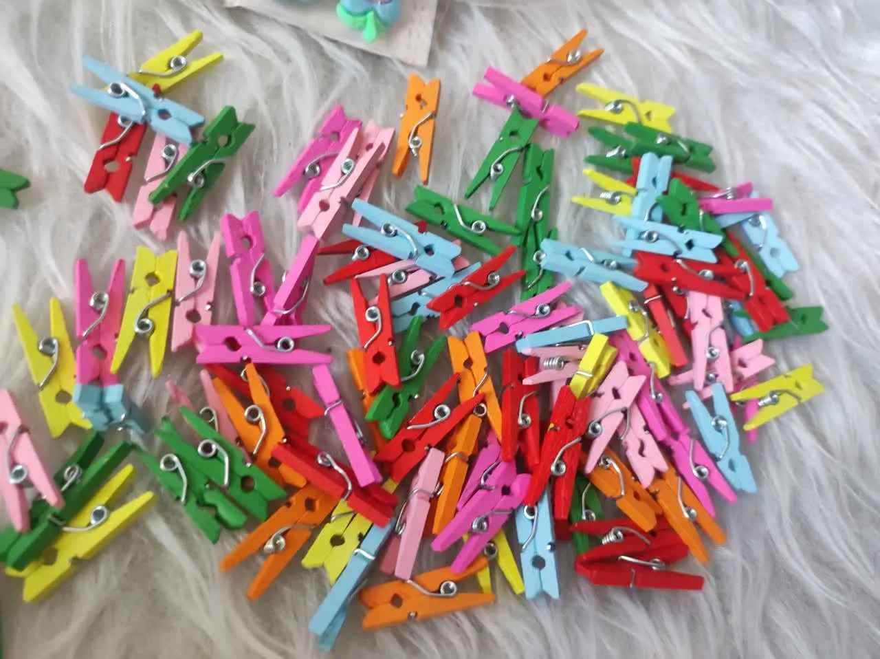 🔴 #گیره #چوبی رنگی
