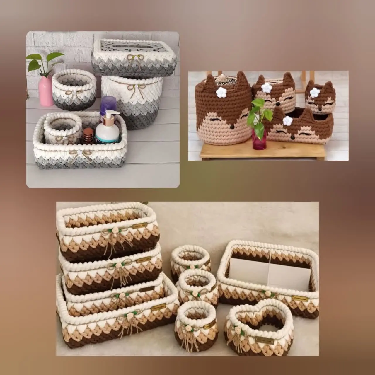 ♨️بیش از ۴۰ مدل مختلف آموزش تریکوبافی 
