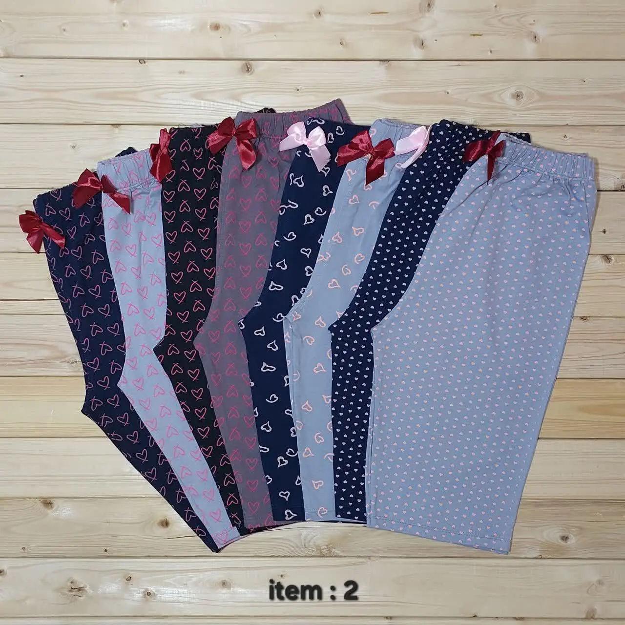 #شلوارک پنبه لاکرا 
