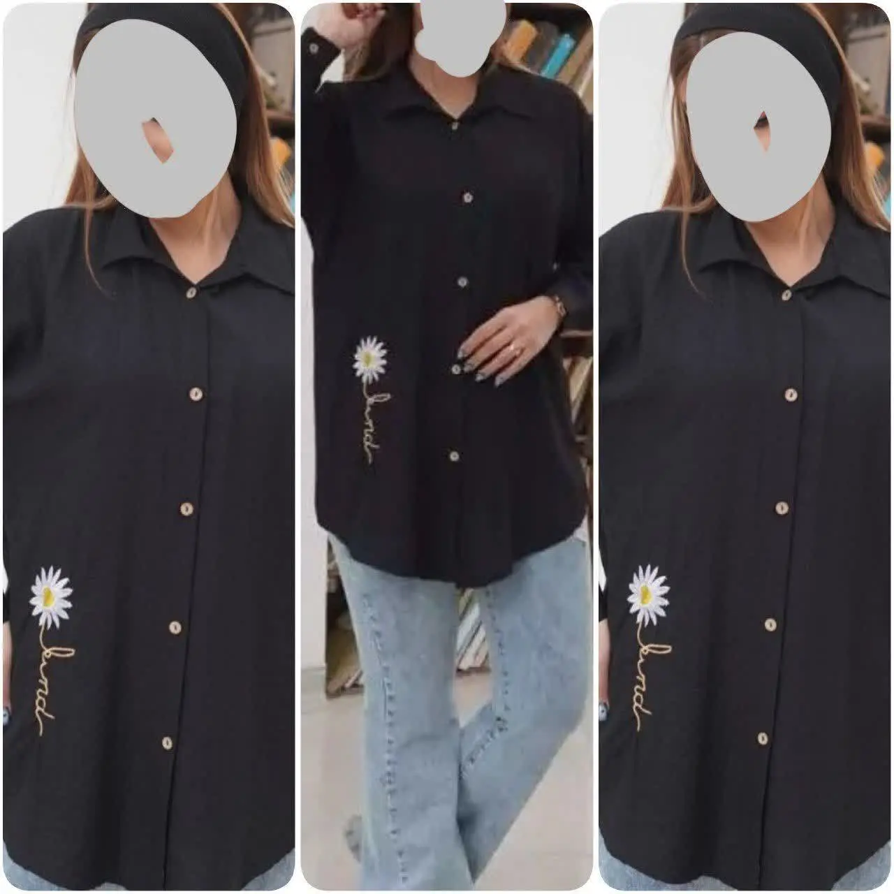 🖤شومیز بابونه
