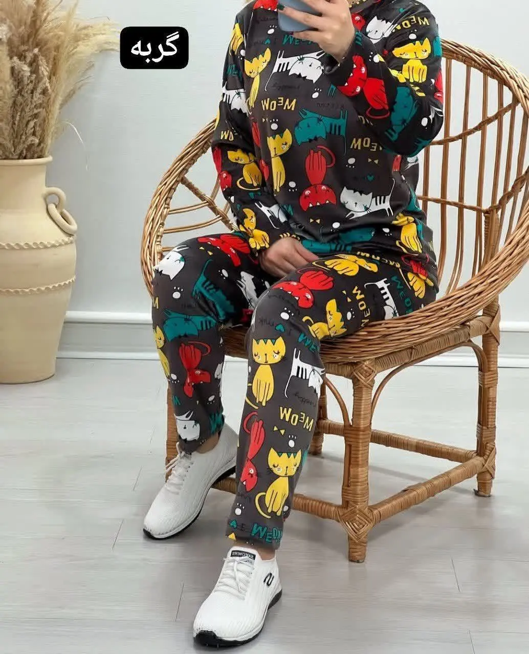 📍نام: بلوز شلوار مخمل گوشتی نرم و لطیف
