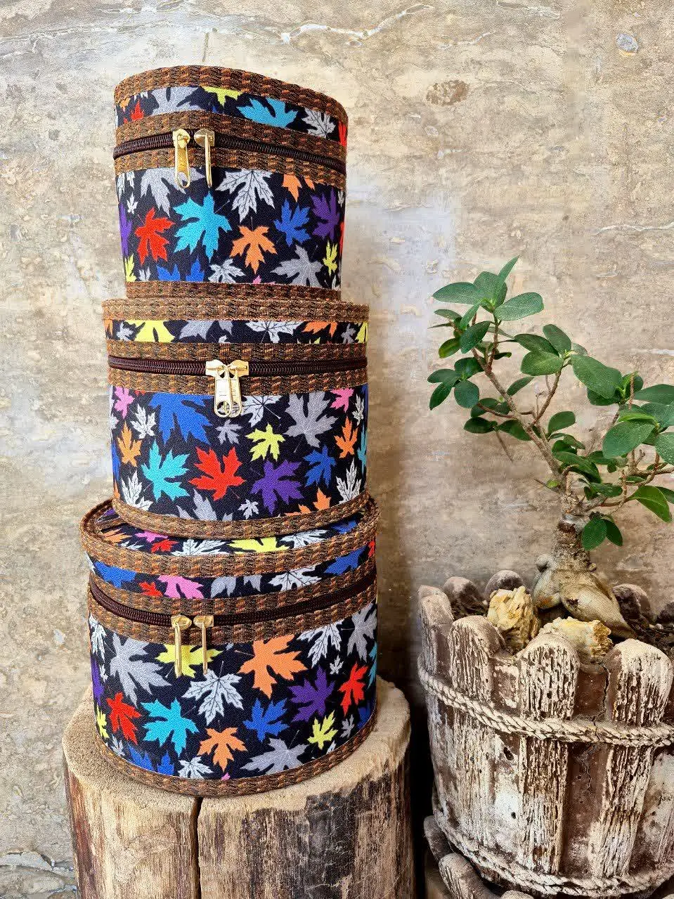 ⚜طرح‌های متنوع #جا_جواهری گرد، سه تایی ((نقلی)) 😍
