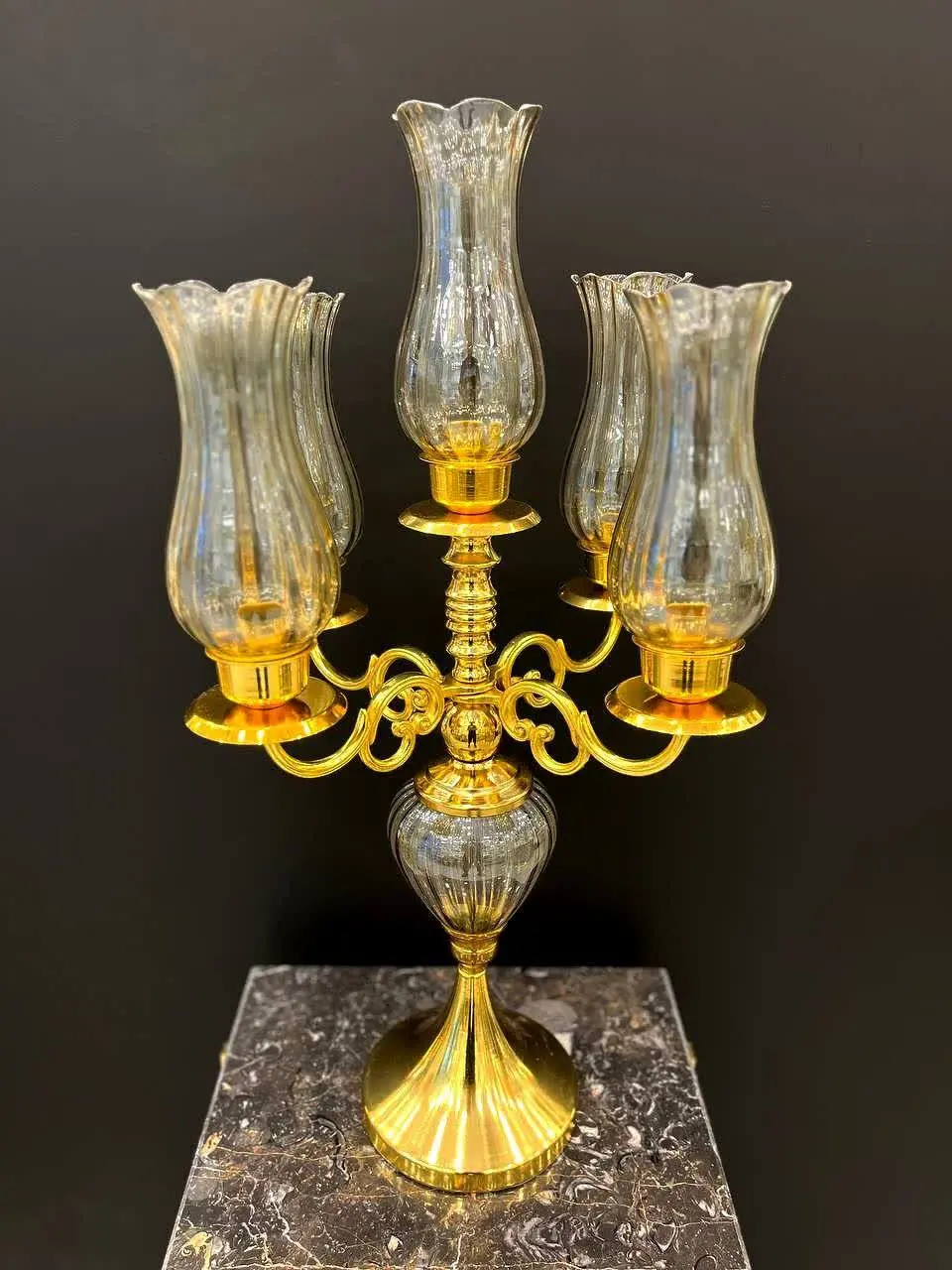 جاشمعی ۵ شعله تنه کریستال ح...