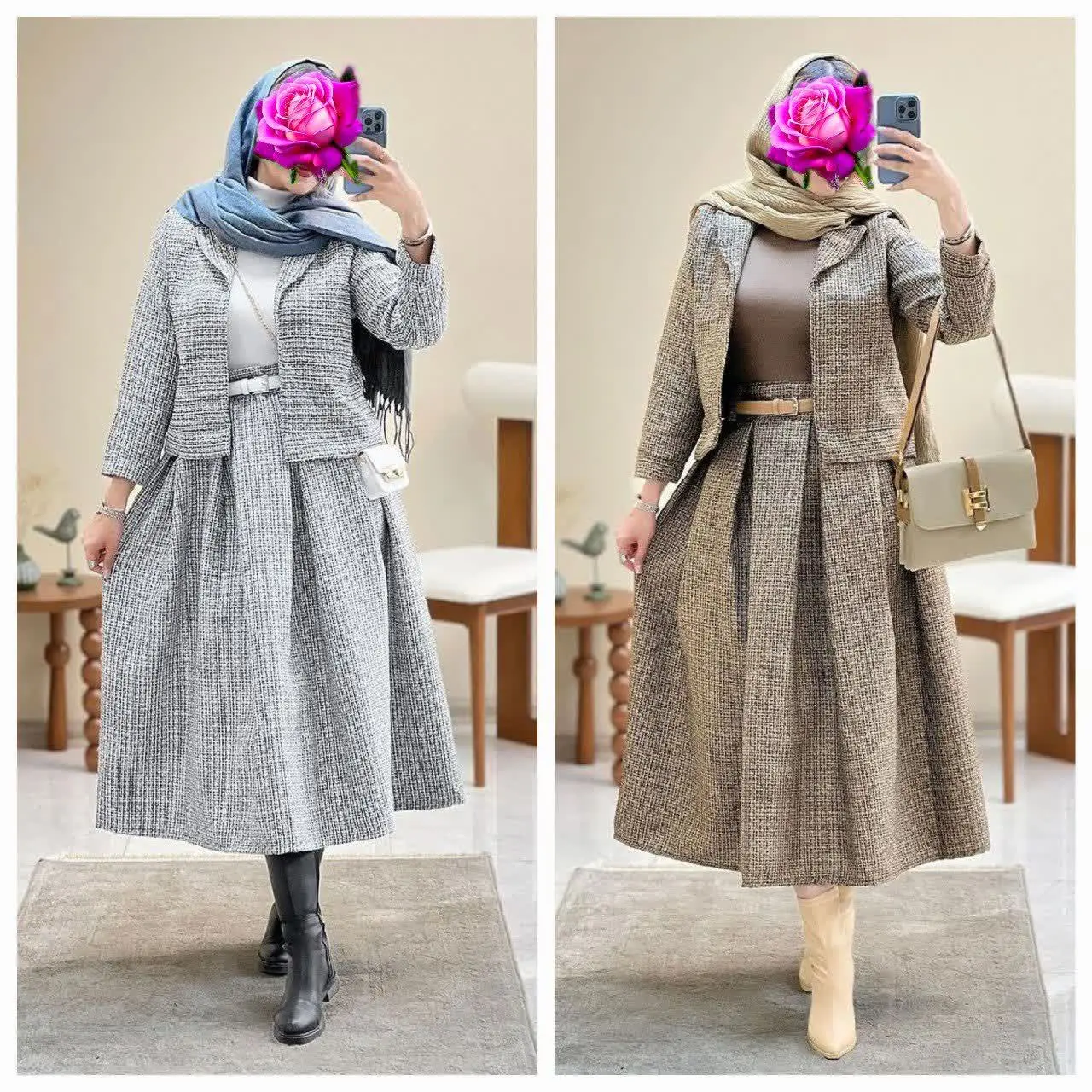 نام: کت دامن‌ ریما
