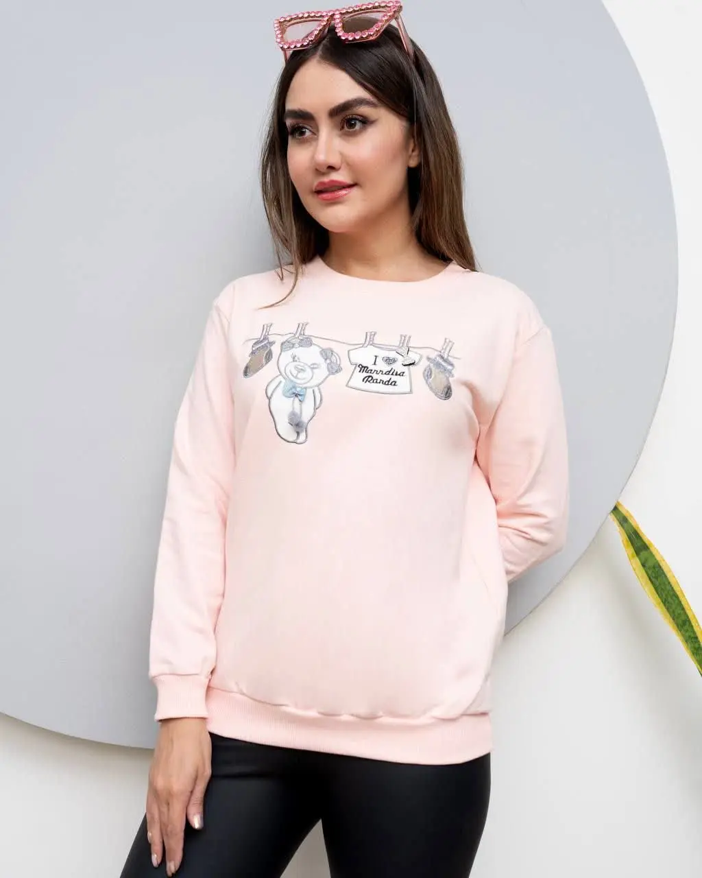 🌼بلوز دورس گلدوزی شده 
