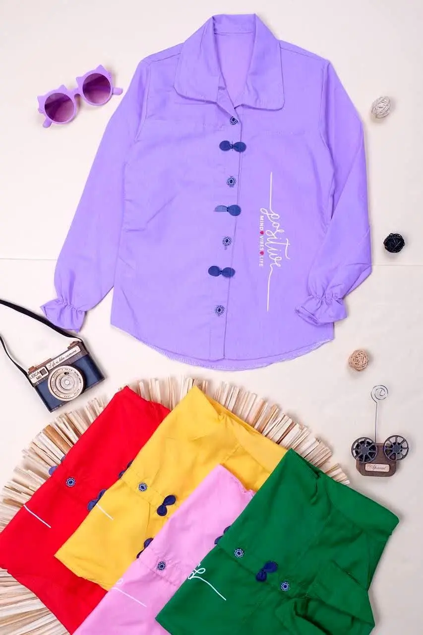 👕نام کالا: #شومیز مجلسی دخترانه
