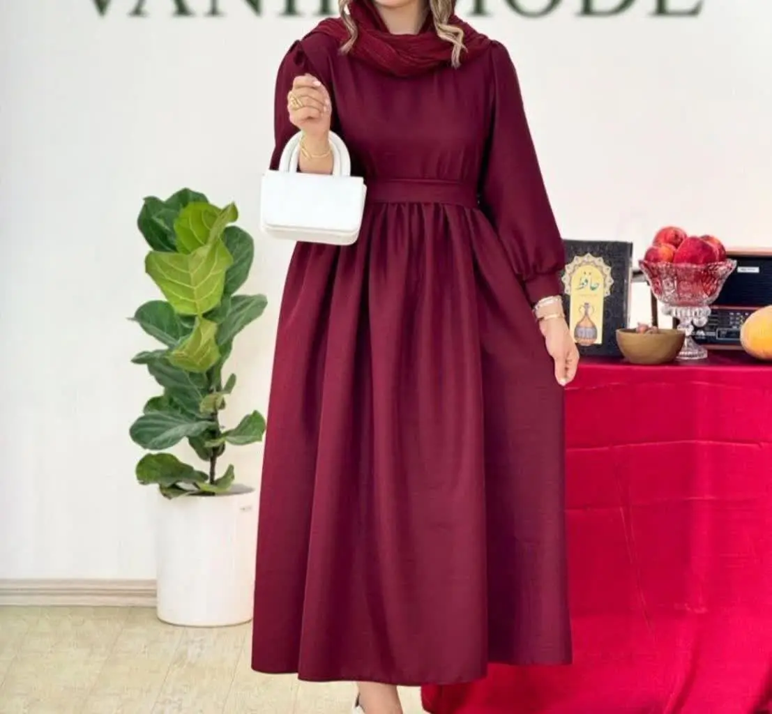 ☘کمربند دار، سارافن چین دار