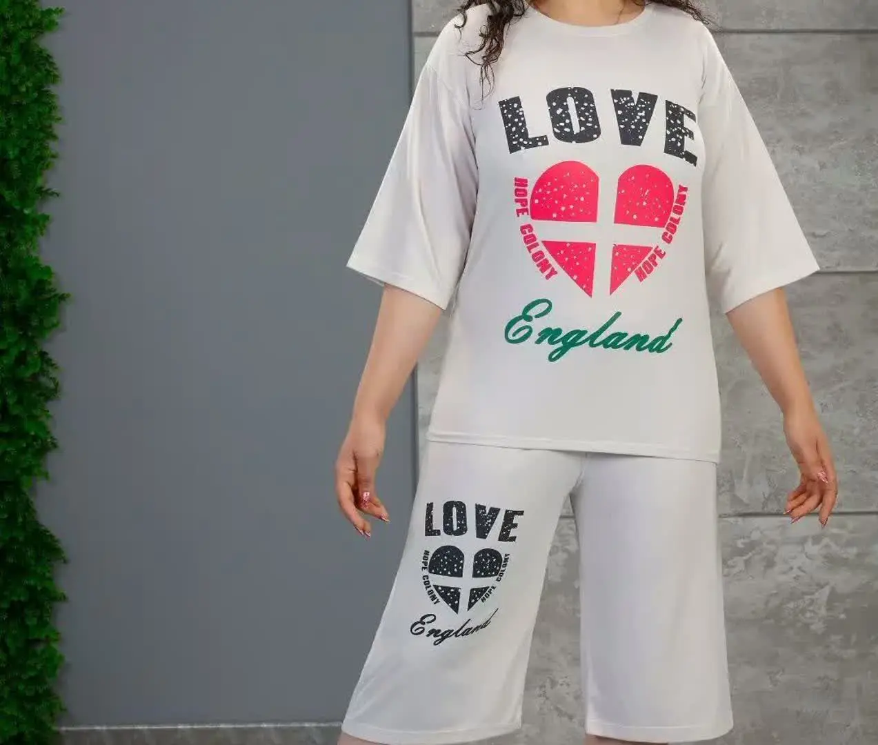 تاپ شلوارک قواره دار جلو چاپ کد ۵۳۹۴٫۱
