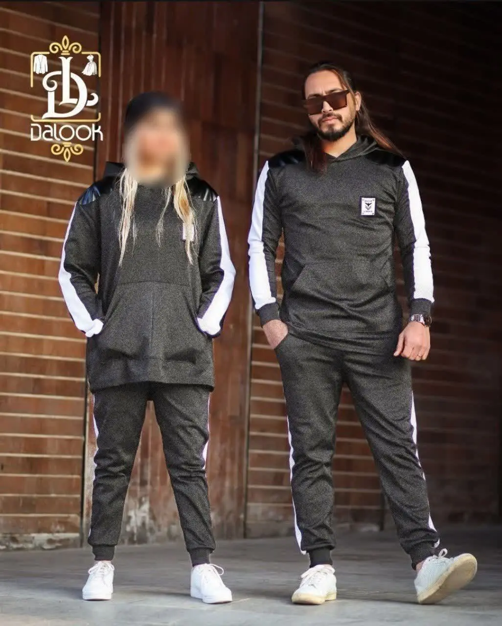 💞 ست زوج هودی شلوار مدل آتا 💞
