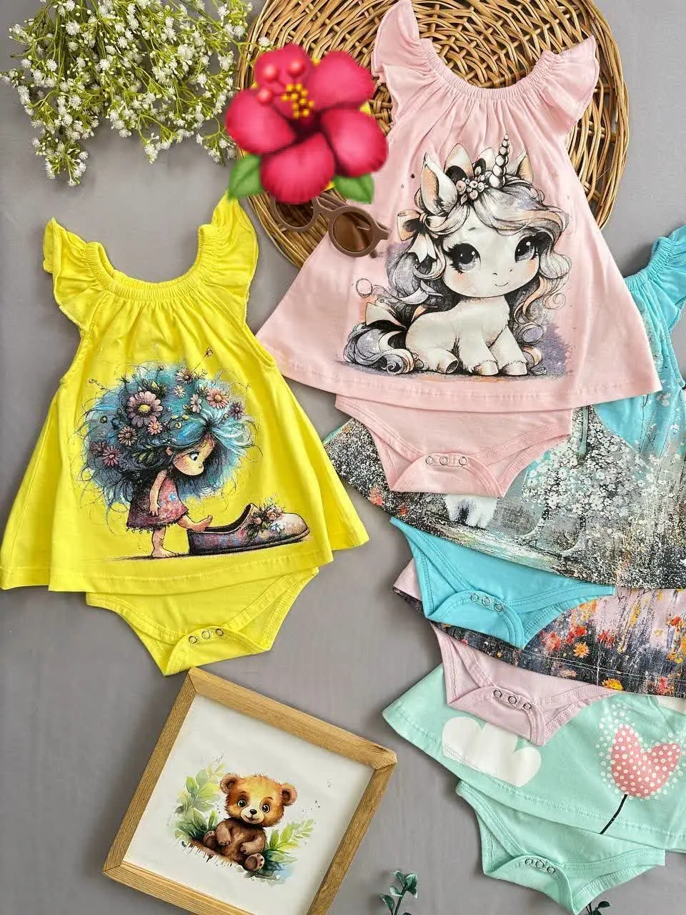 بادی زیردکمه مجلسی طرح عروسکی 🎏
