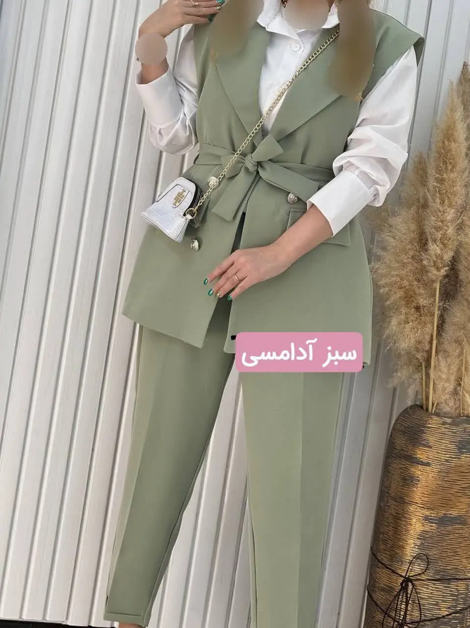 🌷نام: #سه تیکه راما (شومیز شلوار مانتو) 
